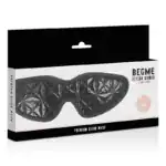 Mască pentru Ochi BEGME Black Edition – Premium, cu Căptușeală din Neopren1