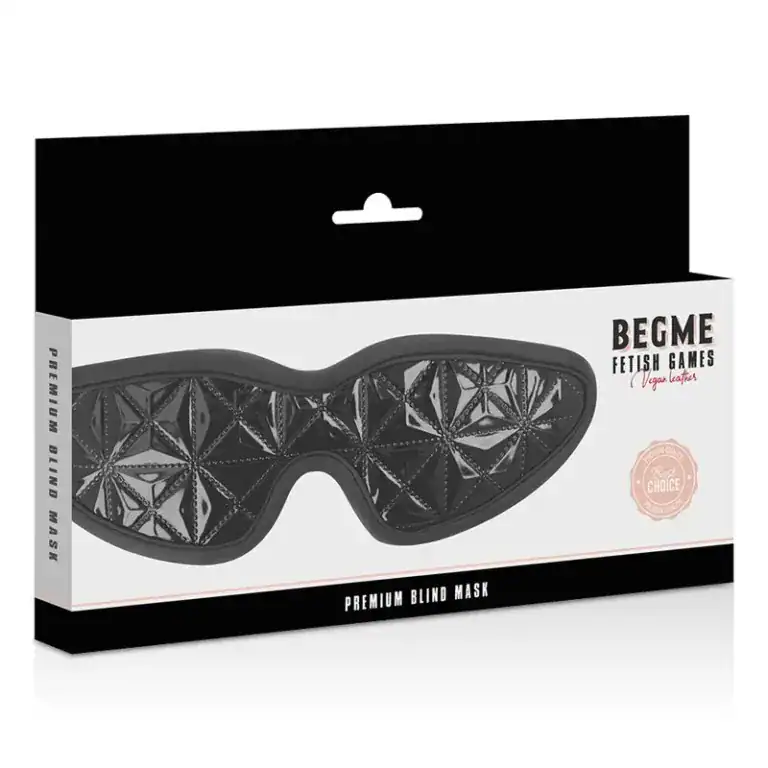 Mască pentru Ochi BEGME Black Edition – Premium, cu Căptușeală din Neopren1