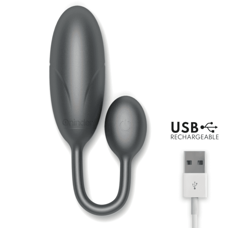 Ou Vibrator DENVER BLACK (7 x 2.7 cm), cu control prin aplicație gratuită – ONINDER3