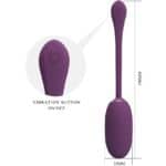 Ou Vibrator PURPLE Reîncărcabil Pretty Love Doreen – Control de la distanță2