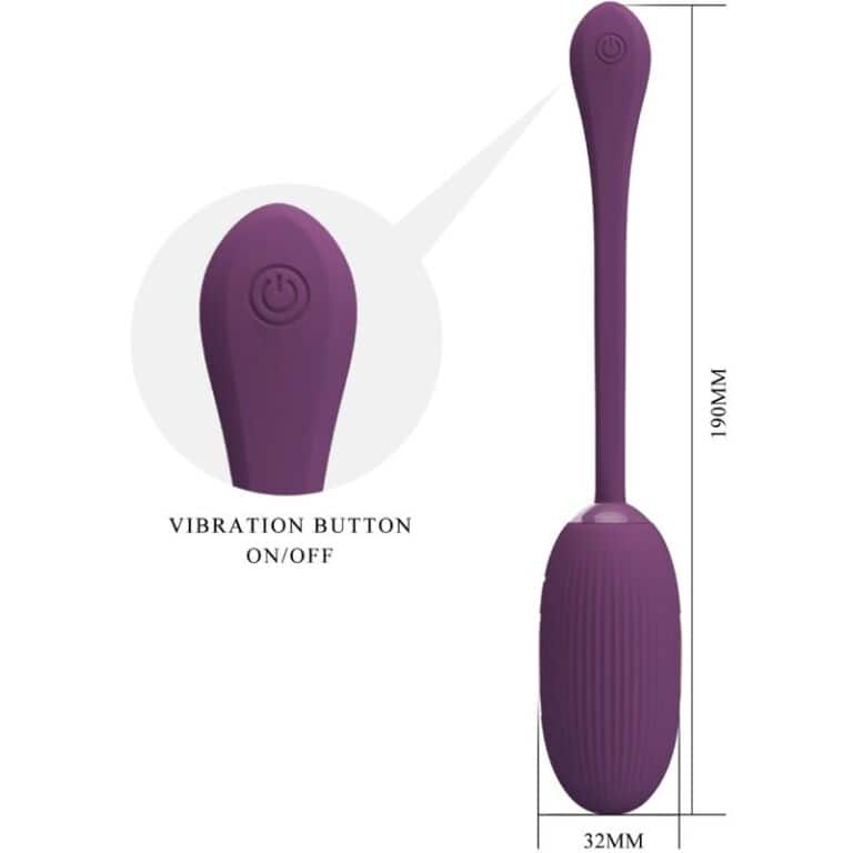 Ou Vibrator PURPLE Reîncărcabil Pretty Love Doreen – Control de la distanță2