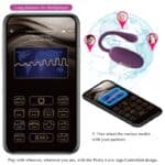 Ou Vibrator PURPLE Reîncărcabil Pretty Love Doreen – Control de la distanță5