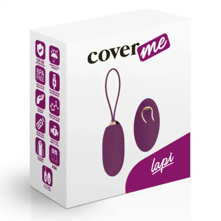 Ou Vibrator cu Telecomandă CoverMe Lapi Lilac – Control Remote2