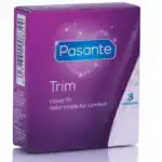 Prezervative Subțiri Pasante Thin Trim – 3 Bucăți