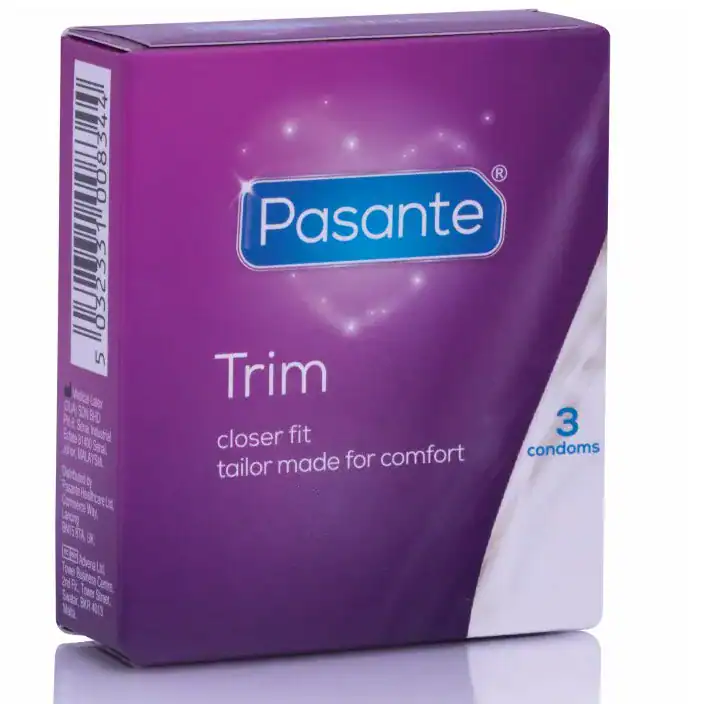 Prezervative Subțiri Pasante Thin Trim – 3 Bucăți