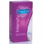 Prezervative cu Nervuri și Puncte Pasante Intensity – 3 Bucăți