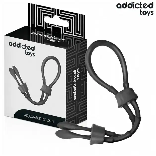 SFOARĂ REGLABILĂ DIN SILICON PENTRU PENIS addicted TOYS