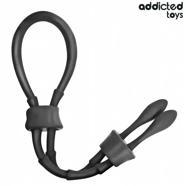 SFOARĂ REGLABILĂ DIN SILICON PENTRU PENIS addicted TOYS3