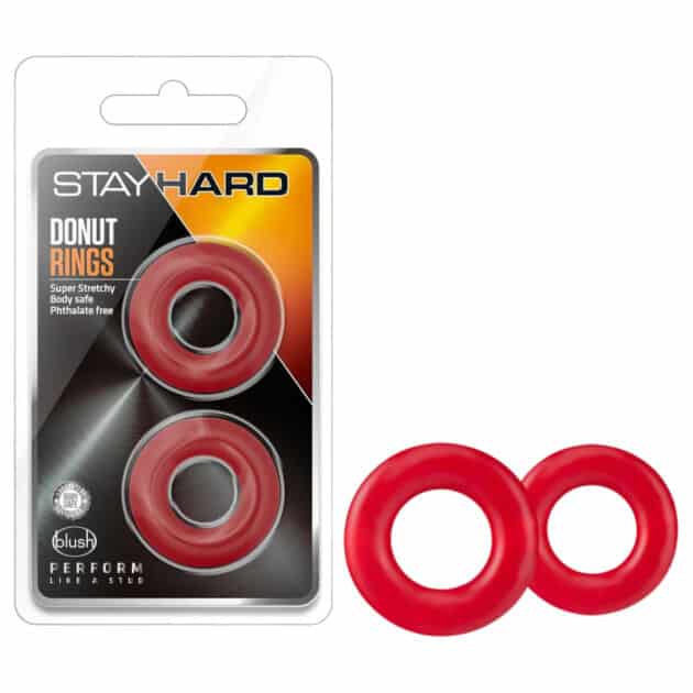 Set Inele pentru Penis (rosu) Lonely Stay Hard