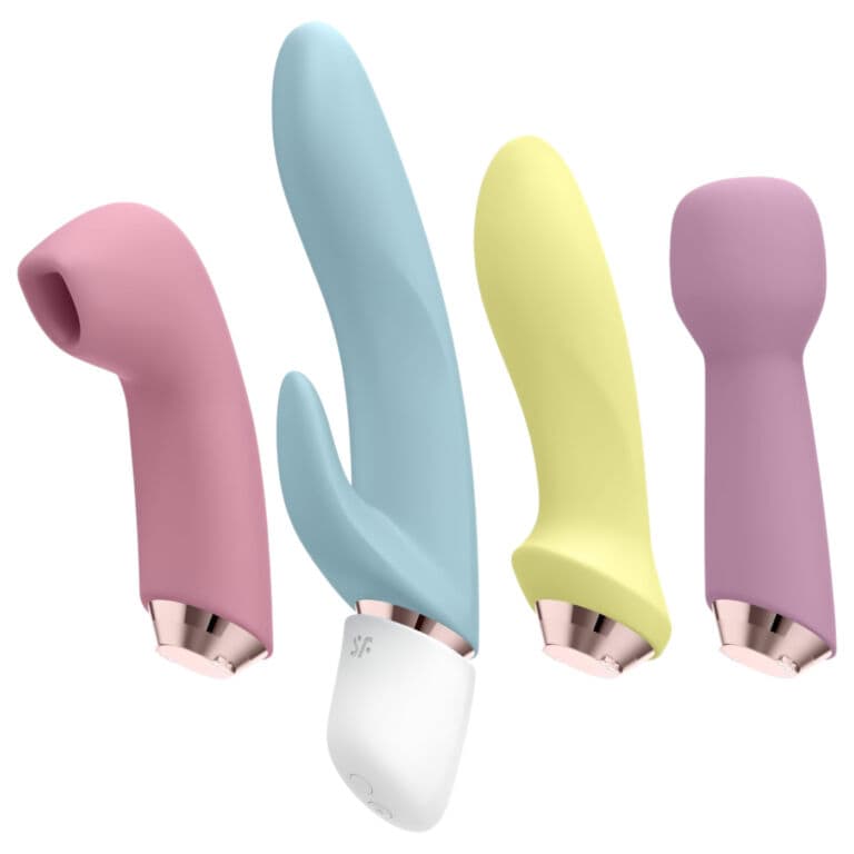 Set de Vibratoare Reîncărcabile (4 piese) Satisfyer Marvelous Four
