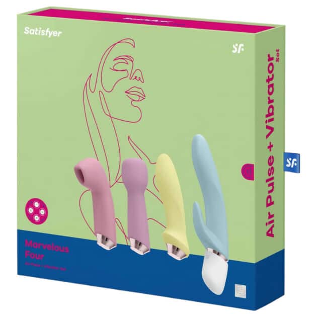 Set de Vibratoare Reîncărcabile (4 piese) Satisfyer Marvelous Four3