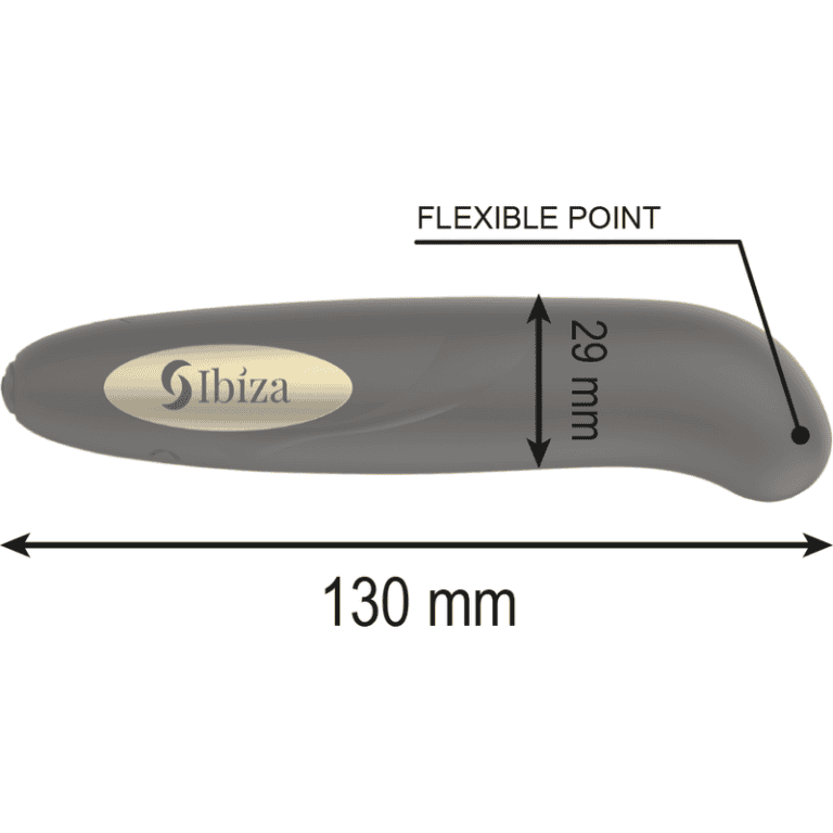 Stimulator Clitoridian IBIZA GOLDEN (13 x 2,9 cm), Reîncărcabil USB, 10 Moduri de Vibrație – IBIZA2