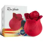 Stimulator Clitoridian Tip Trandafir Armony – Vibrații și Sucțiune, Roșu4
