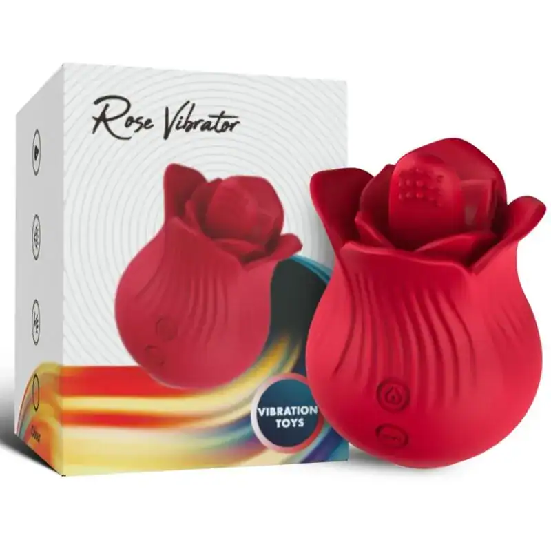 Stimulator Clitoridian Tip Trandafir Armony – Vibrații și Sucțiune, Roșu4