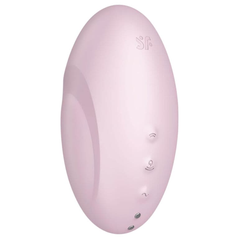 Stimulator Clitoridian cu Pulsuri de Aer, Reîncărcabil (Roz) Satisfyer Vulva Lover 3 – 1