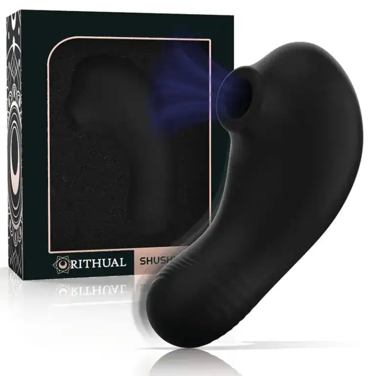 Stimulator Clitoridian cu Sucțiune Rithual Shushu Pro Pocket – 2 Motoare Puternice