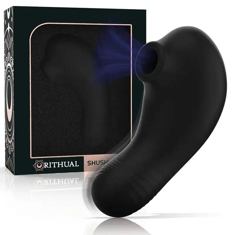 Stimulator Clitoridian cu Sucțiune Rithual Shushu Pro Pocket – 2 Motoare Puternice
