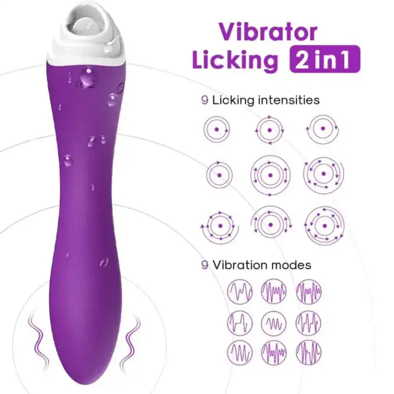 Stimulator Clitoridian cu Vibrații și Limbă Armony Fairyland – Mov1