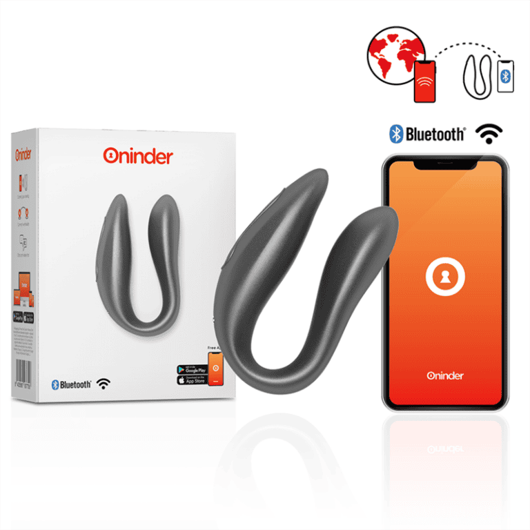 Stimulator pentru punctul G & clitoris LISBOA BLACK, cu control prin aplicație gratuită – ONINDER