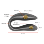 Stimulator pentru punctul G & clitoris LISBOA BLACK, cu control prin aplicație gratuită – ONINDER1