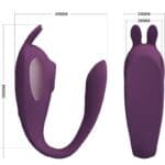 Stimulator și vibrator „Shey”, control prin aplicație (inclusiv la distanță)4