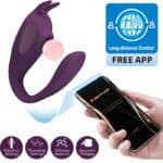 Stimulator și vibrator „Shey”, control prin aplicație (inclusiv la distanță)5