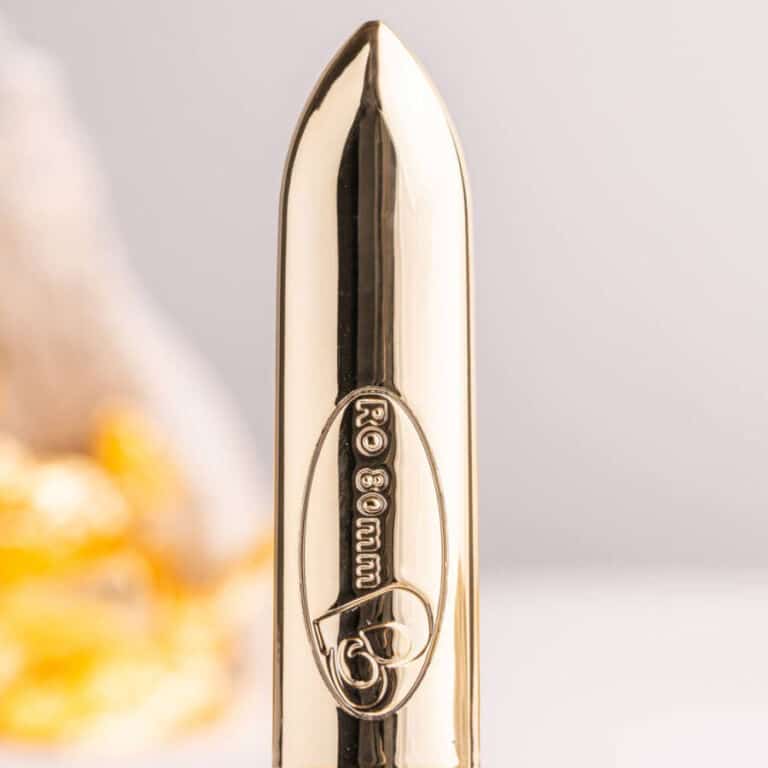 Vibrator Bullet RO 80 CHAMPAGNE GOLDEN, Design Compact – ROCKS OFF1