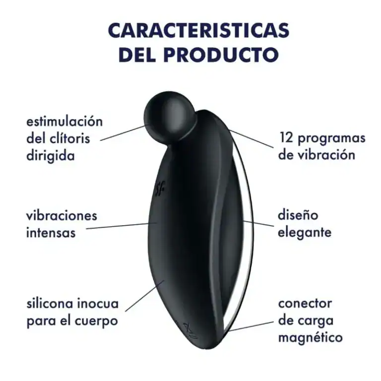 Vibrator Clitoridian Satisfyer Spot On 2 Lay On – Negru3