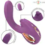 Vibrator G Spot Multifuncțional Intense Lali – Tapping, Thrust și Vibrații, Mov1