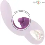 Vibrator G Spot Multifuncțional Intense Lali – Tapping, Thrust și Vibrații, Mov2