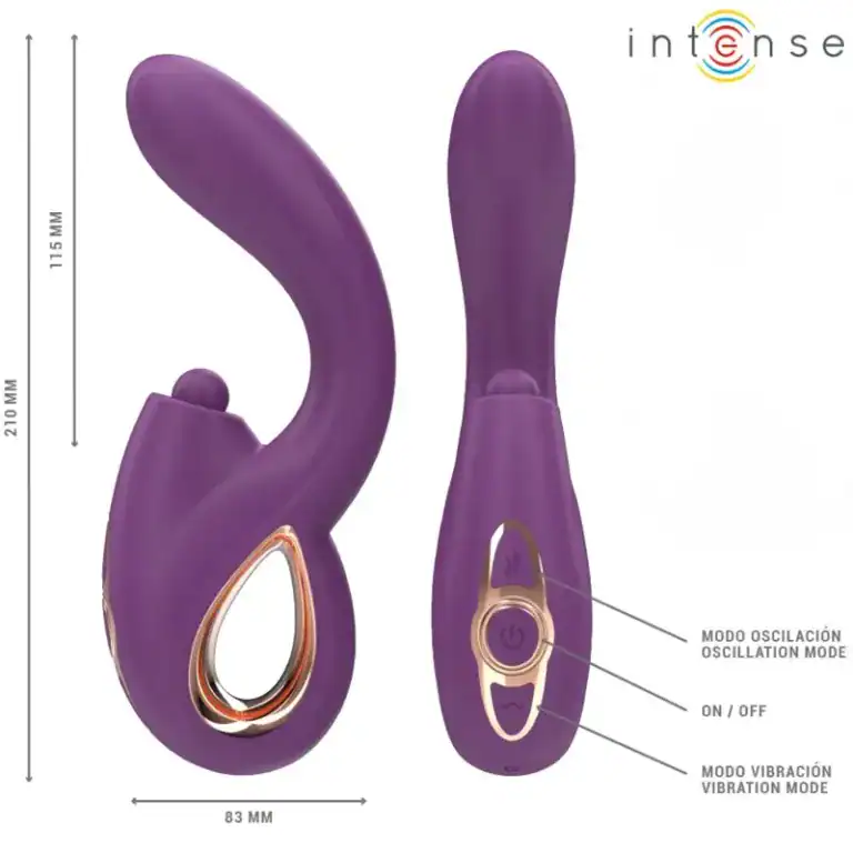 Vibrator G Spot Multifuncțional Intense Lali – Tapping, Thrust și Vibrații, Mov3