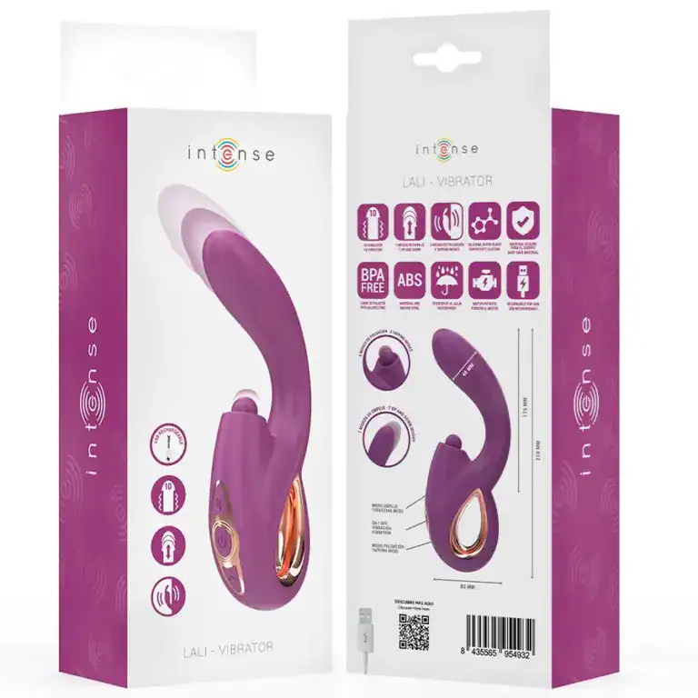 Vibrator G Spot Multifuncțional Intense Lali – Tapping, Thrust și Vibrații, Mov5