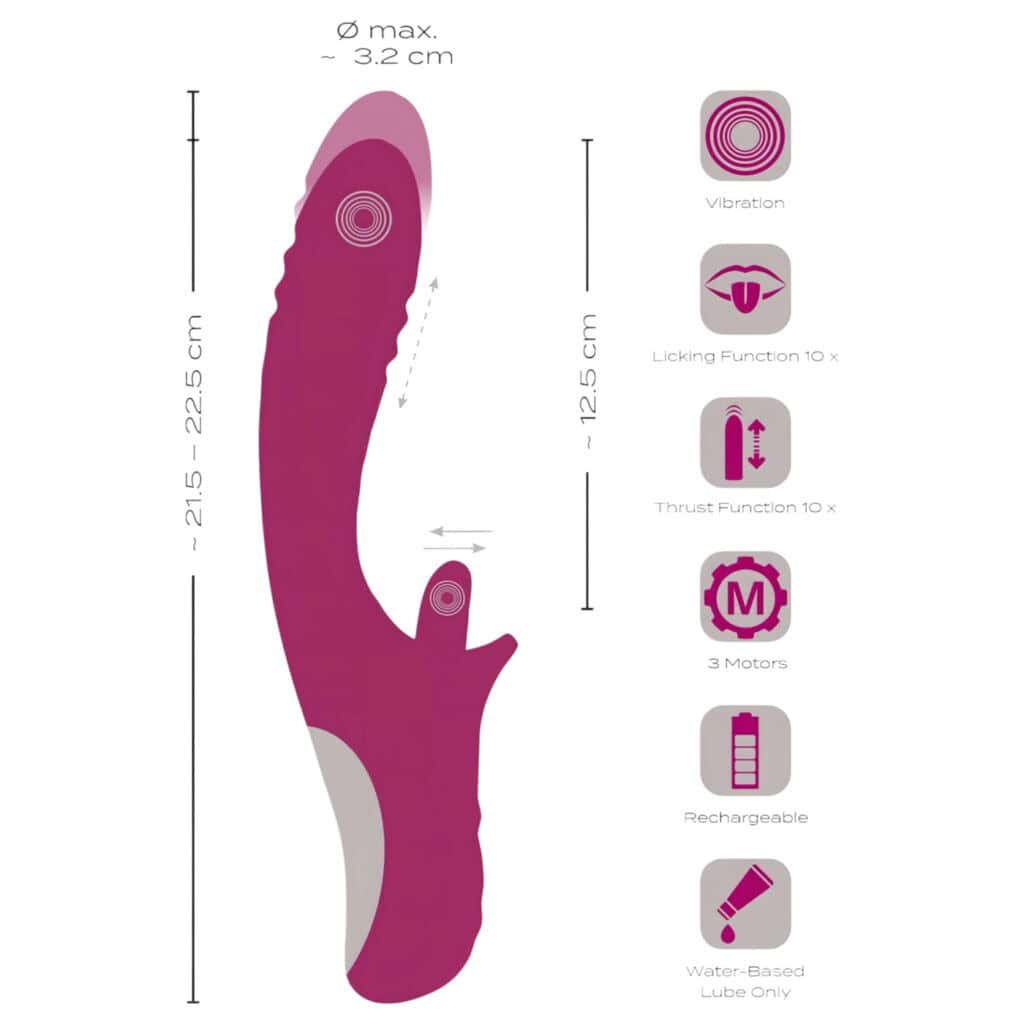 Vibrator Javida Licking & Thrusting – Vibrator Purple Tongue4