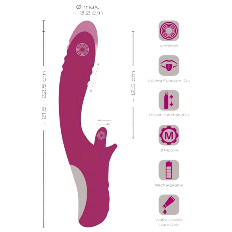 Vibrator Javida Licking & Thrusting – Vibrator Purple Tongue4