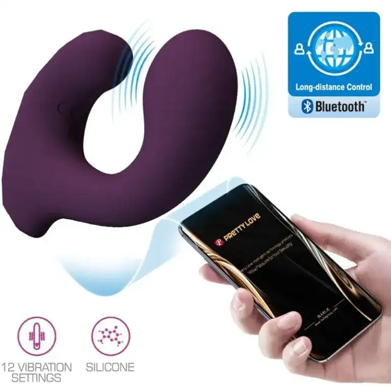 Vibrator cu Telecomandă și Aplicație Pretty Love Billy – Mov