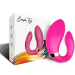 Vibrator pentru Cupluri cu Telecomandă Armony Crescent – Fucsia3
