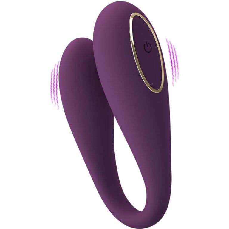 Vibrator „August” cu dublă stimulare, control la distanță (global)