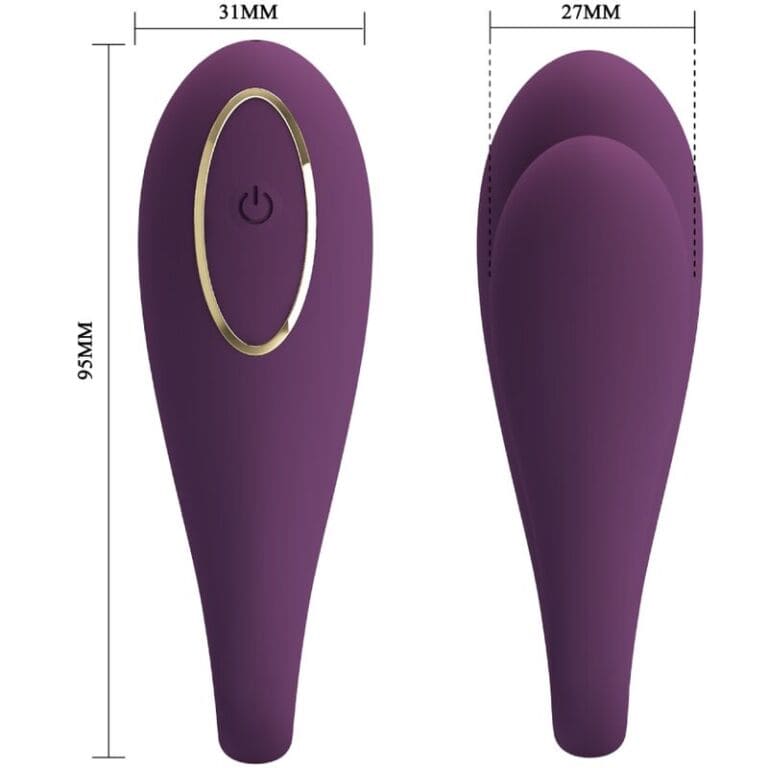 Vibrator „August” cu dublă stimulare, control la distanță (global)2