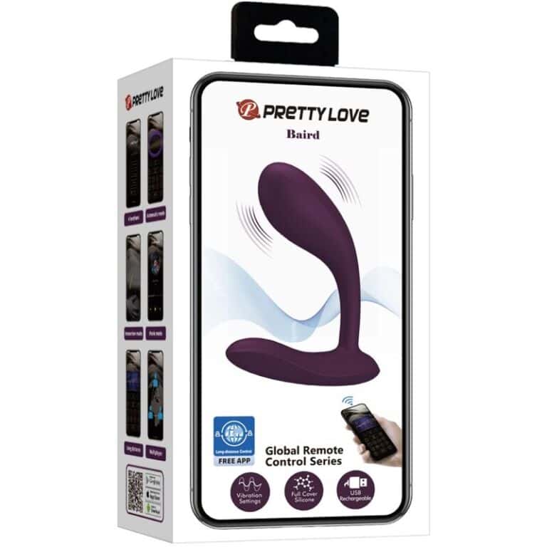Vibrator „Baird” pentru punctul G, 12 moduri de vibrație, reîncărcabil, control prin aplicație