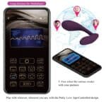 Vibrator „Baird” pentru punctul G, 12 moduri de vibrație, reîncărcabil, control prin aplicație1