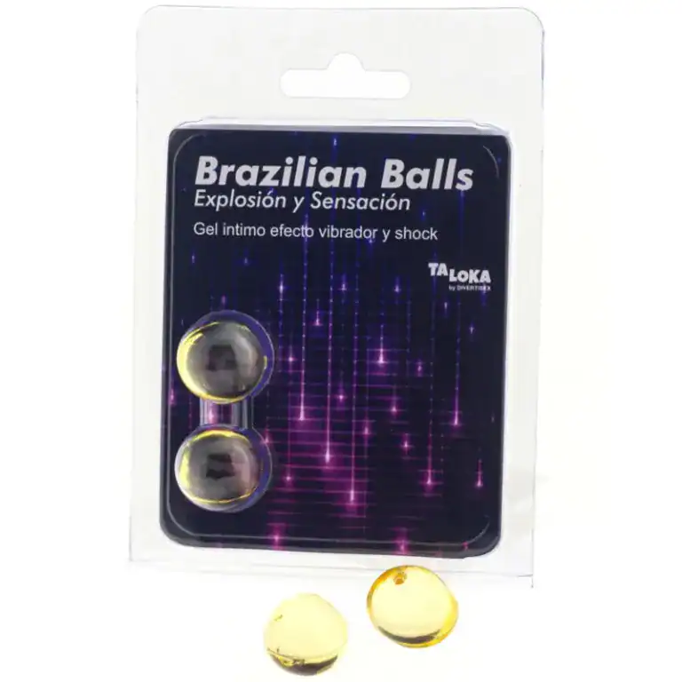 Bile vaginale vibrante „Brazilian Balls” cu gel stimulant – Taloka