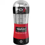Masturbator cu control al presiunii „Viewtube Control Suction Clear” – PDX Elite