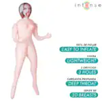 Păpușă gonflabilă „Nicole” cu 3 orificii – Intense Dolls