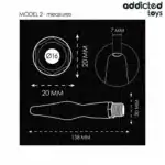 Curățător Anal Addicted Toys Model 2 cu Adaptor Universal11