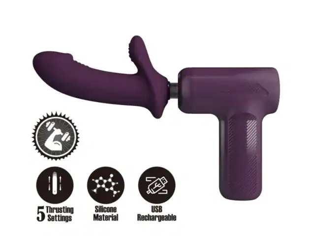 PRETTY LOVE DJ SCHOLAR MASSAGER 5 SETTINGS PURPLE