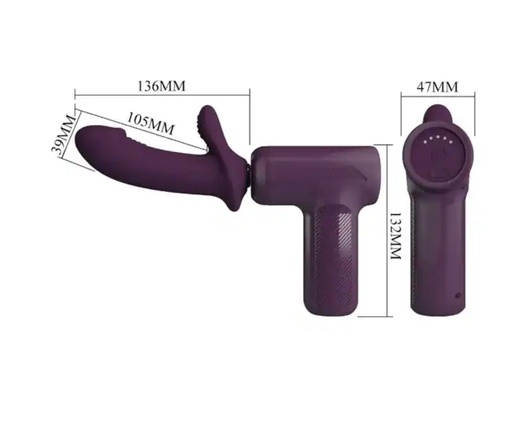 PRETTY LOVE DJ SCHOLAR MASSAGER 5 SETTINGS PURPLE5