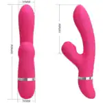 PRETTY LOVE WILLOW RABBIT VIBRATOR AND SUCTION2