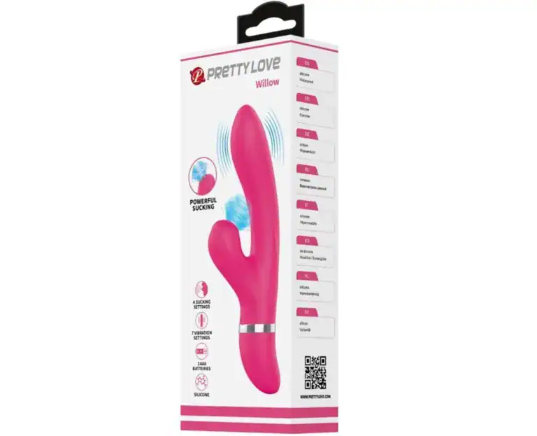 PRETTY LOVE WILLOW RABBIT VIBRATOR AND SUCTION3