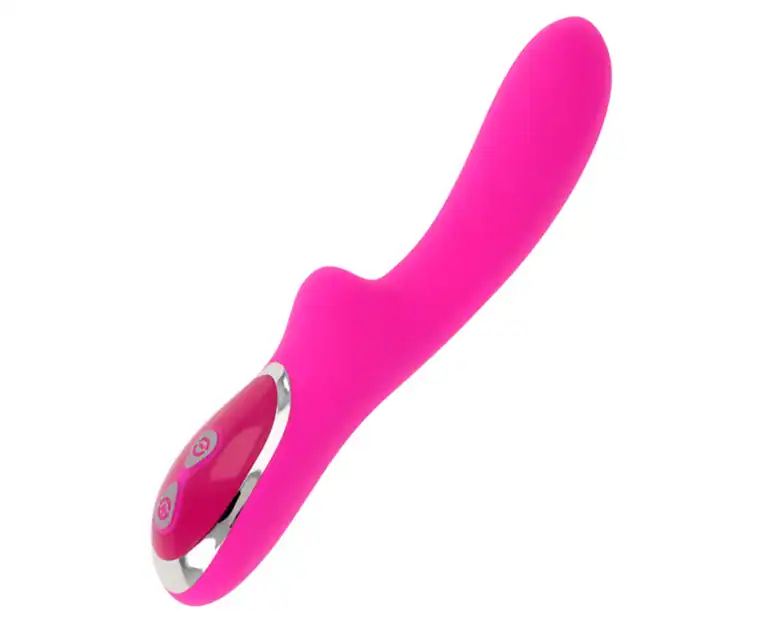 Vibrator Ohmama Roz cu 10 Viteze, 21 cm