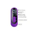 Vibrator Rabbit cu Stimulare prin Pulsat╠Žii s╠Ži LED Mov6